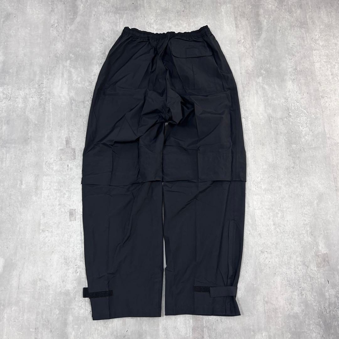 Z286 美品 NIKE ゴルフ レインウェア ナイロン 上下 2way 黒 M
