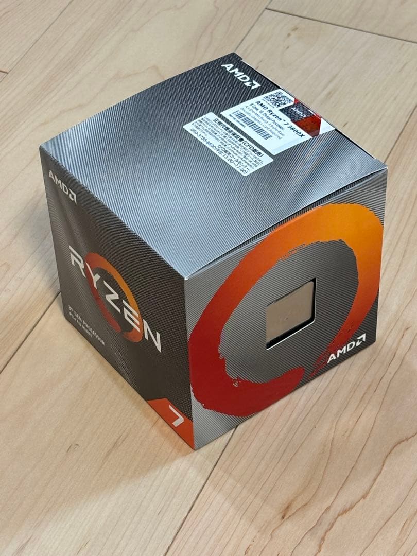 【元箱あり】AMD Ryzen 7 3800X 国内正規品（CPUクーラー欠品）