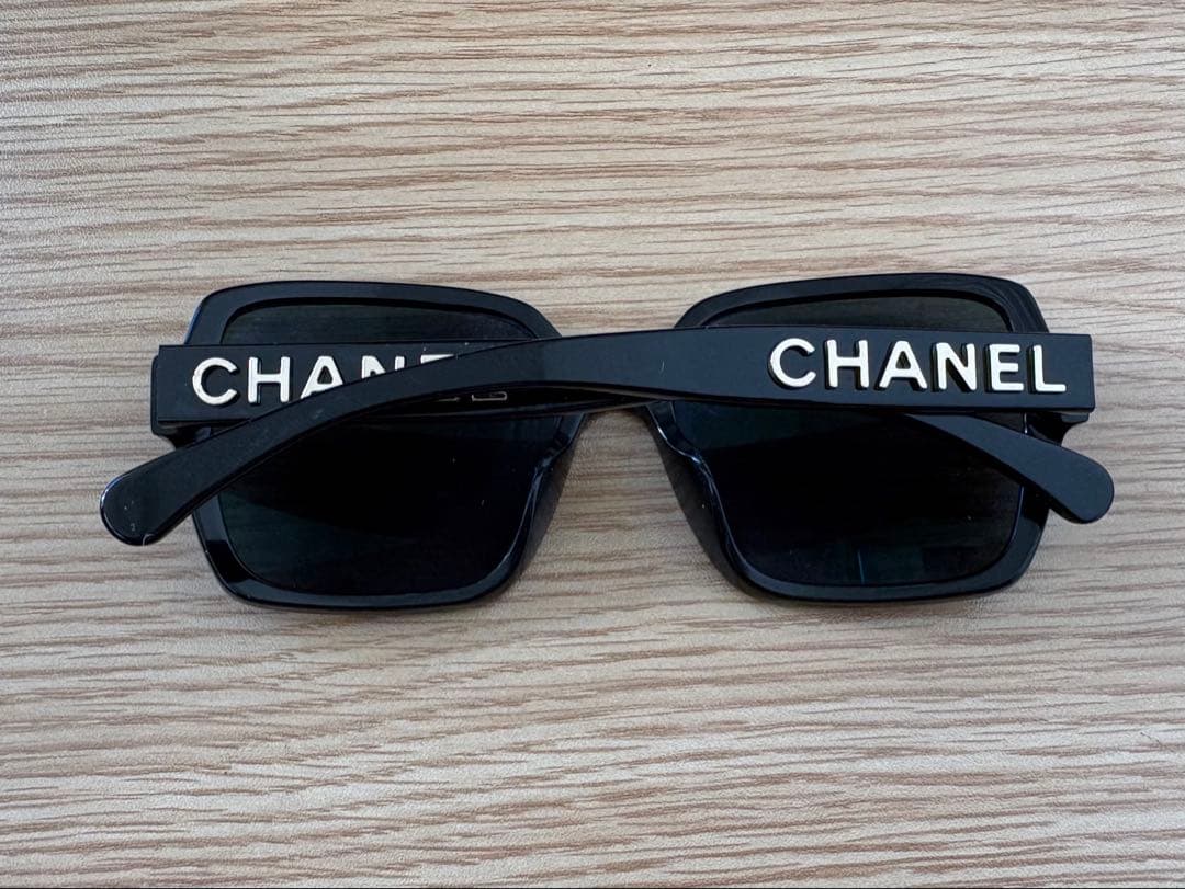 美品 CHANEL シャネル サングラス サイドロゴ 5408 付属品完備