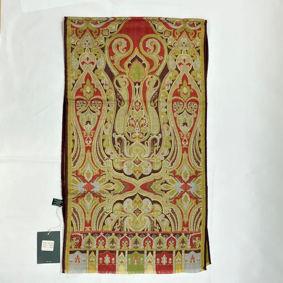 ETRO エトロ ストール カシミヤ シルク ペイズリー柄