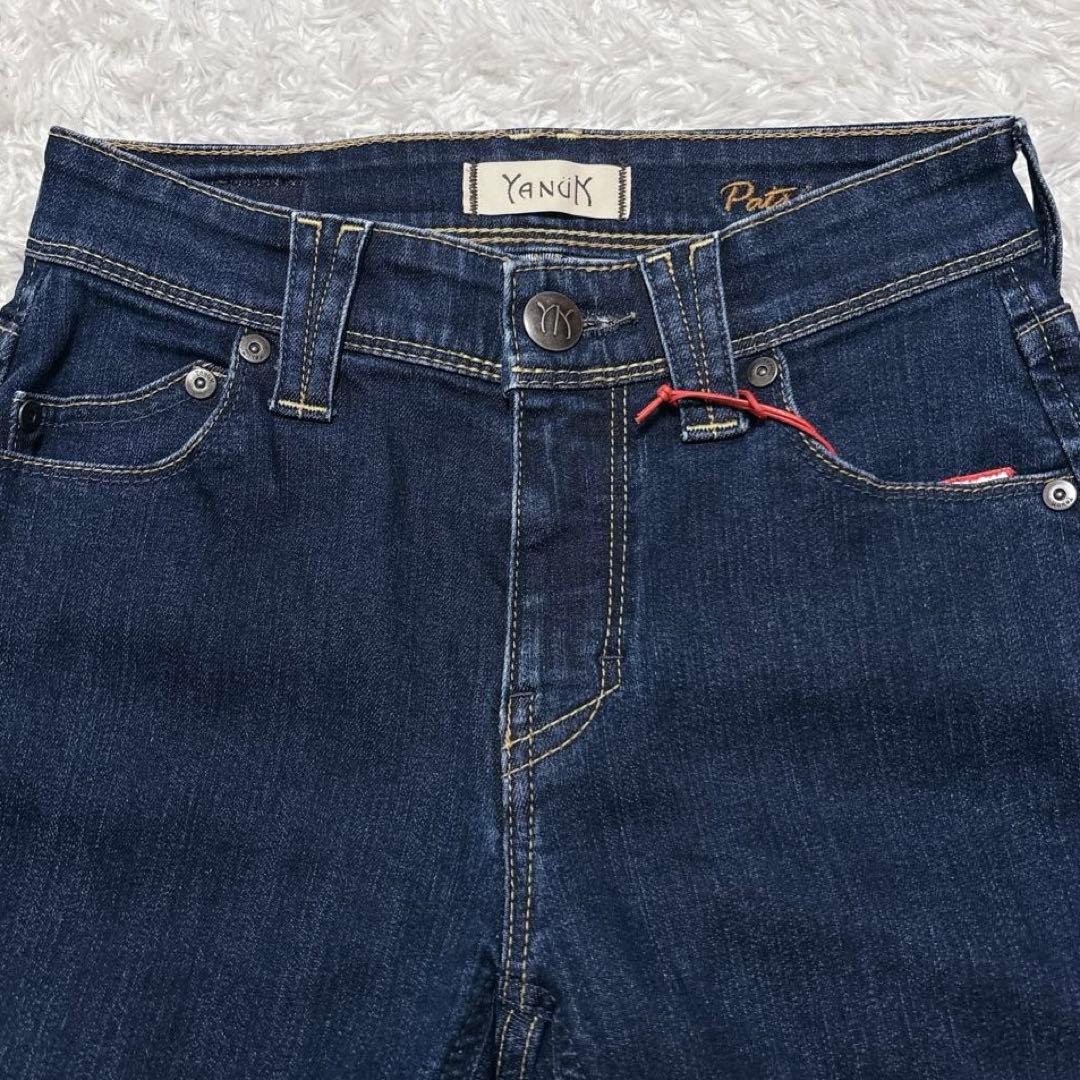 極美品✨YANUK ヤヌーク ウォームデニム スキニーデニム FIN 23