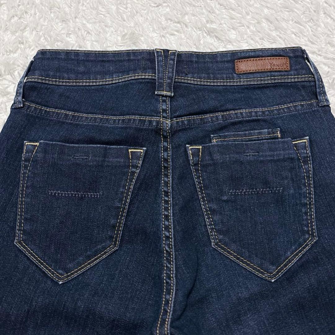 極美品✨YANUK ヤヌーク ウォームデニム スキニーデニム FIN 23