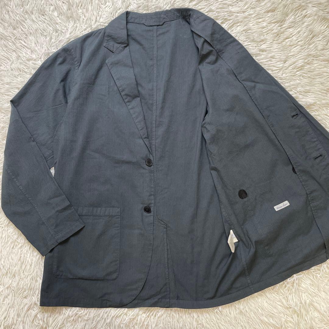 希少 XL steven alan テーラードジャケット グレー系 洗濯可能