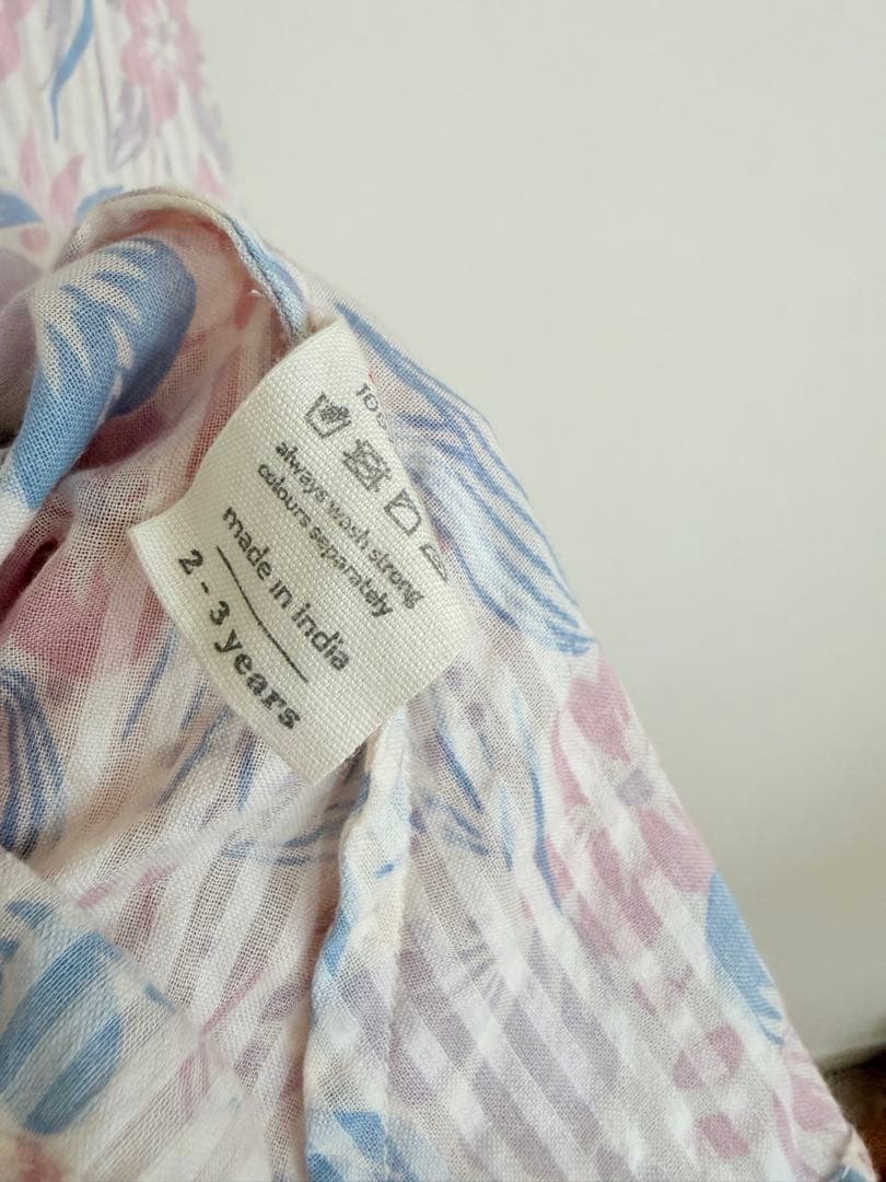 ぽ*ろ様 Apolina Flora Dress-50'sFloral 2-3y