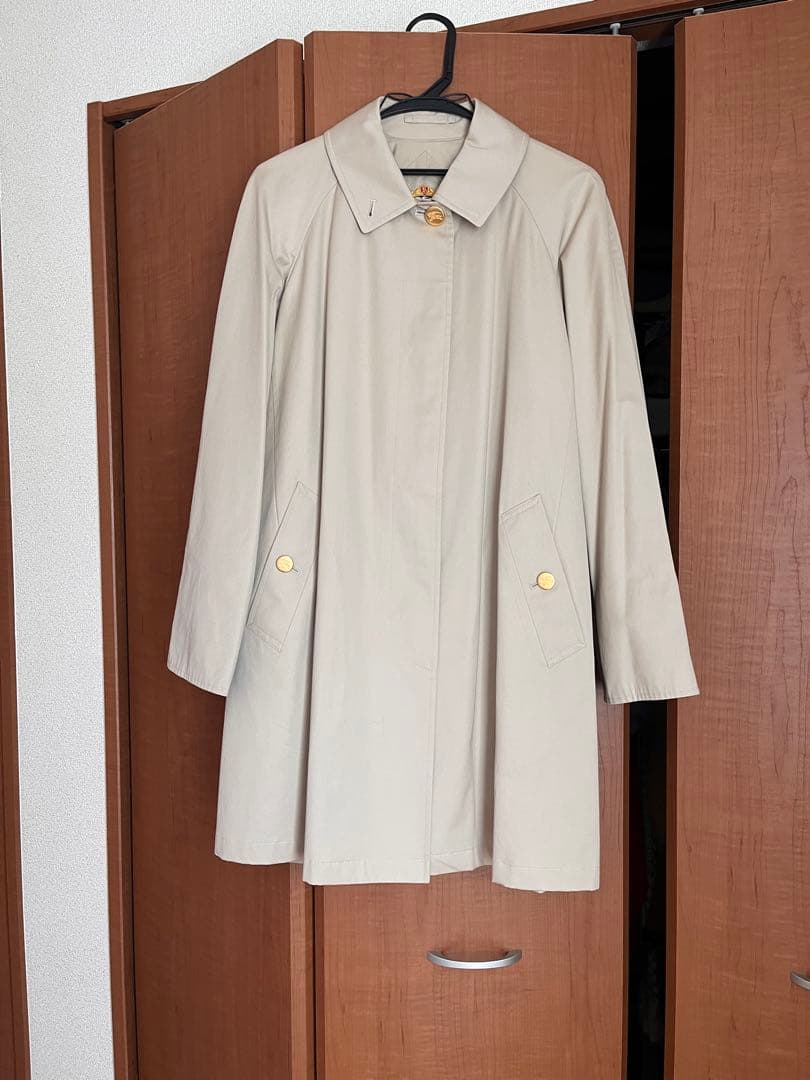 美品　Burberry トレンチコート　9号　金ボタン　三陽商会