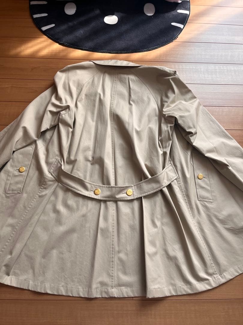 美品　Burberry トレンチコート　9号　金ボタン　三陽商会