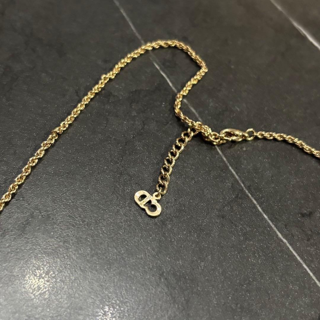 美品　クリスチャンディオール　チェーン　ゴールドネックレス
