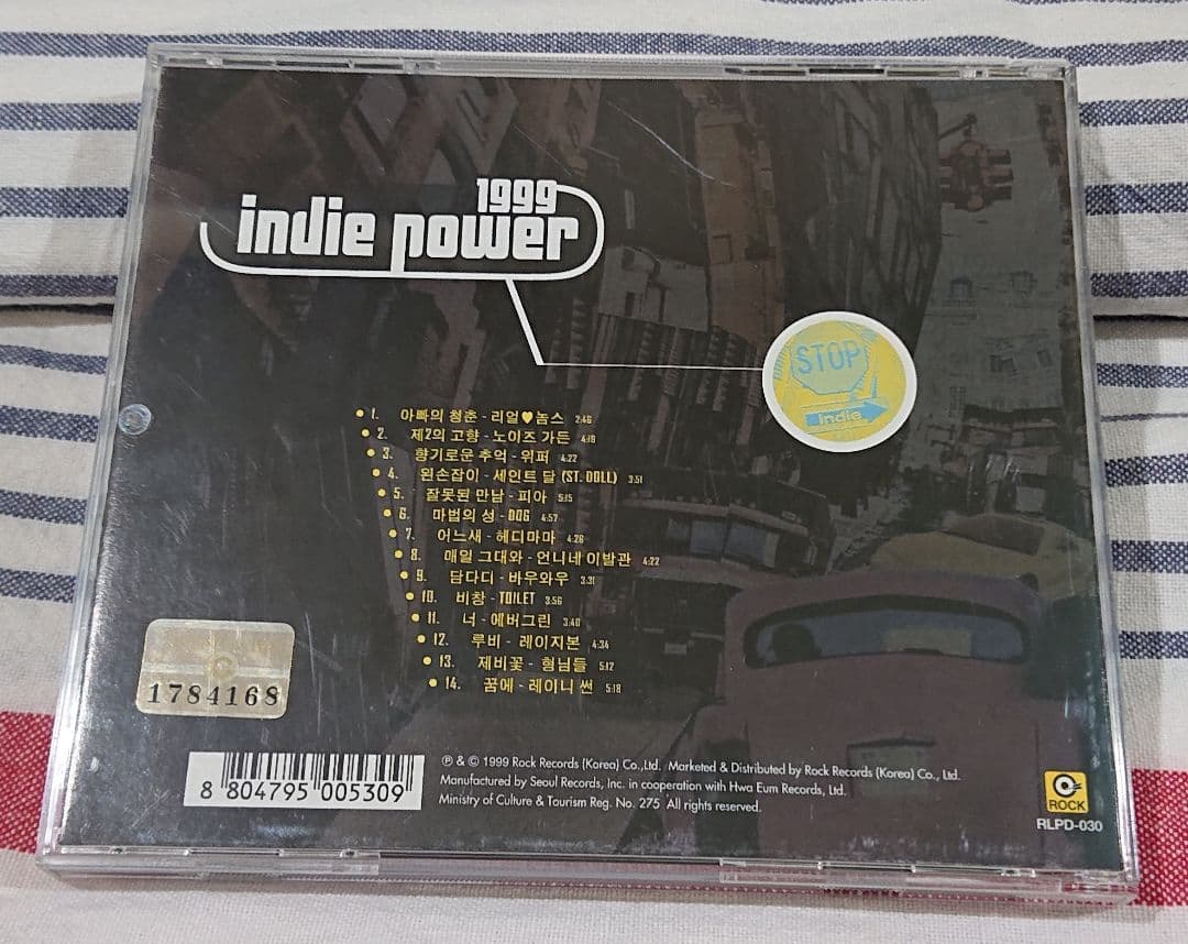 (オムニバスCD) indie power 1999 (韓国)