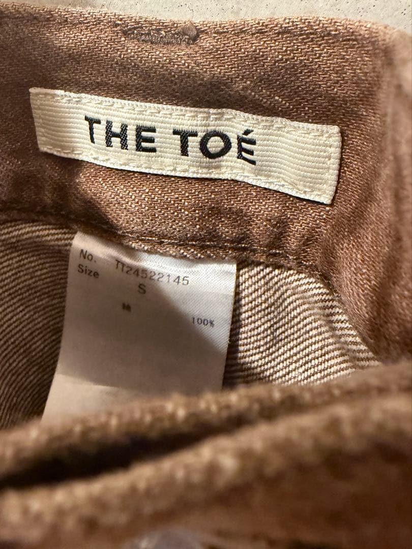 THE TOE Emirates Track Denim Pants ブラウン