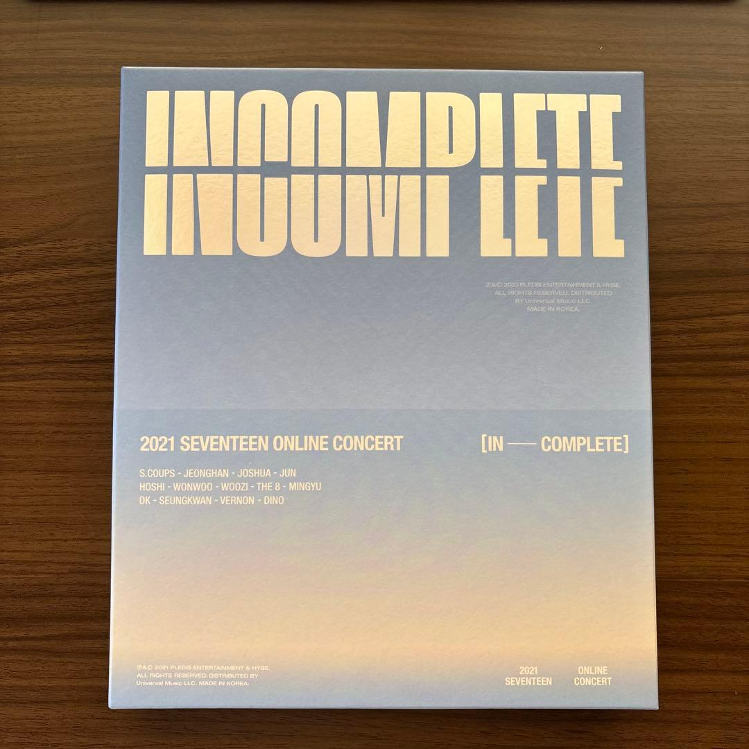ミュージック SEVENTEEN IN COMPLETE DVD
