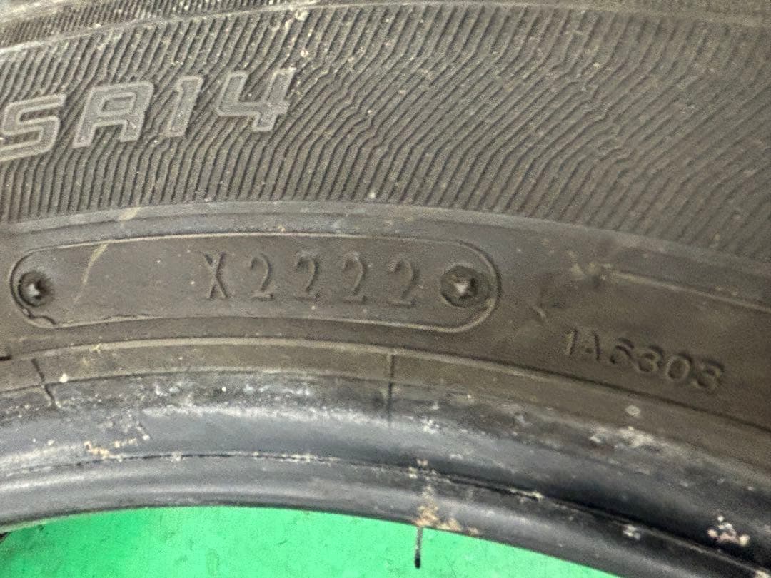 送料込　155/65R14 夏タイヤ　4本セット　2022年