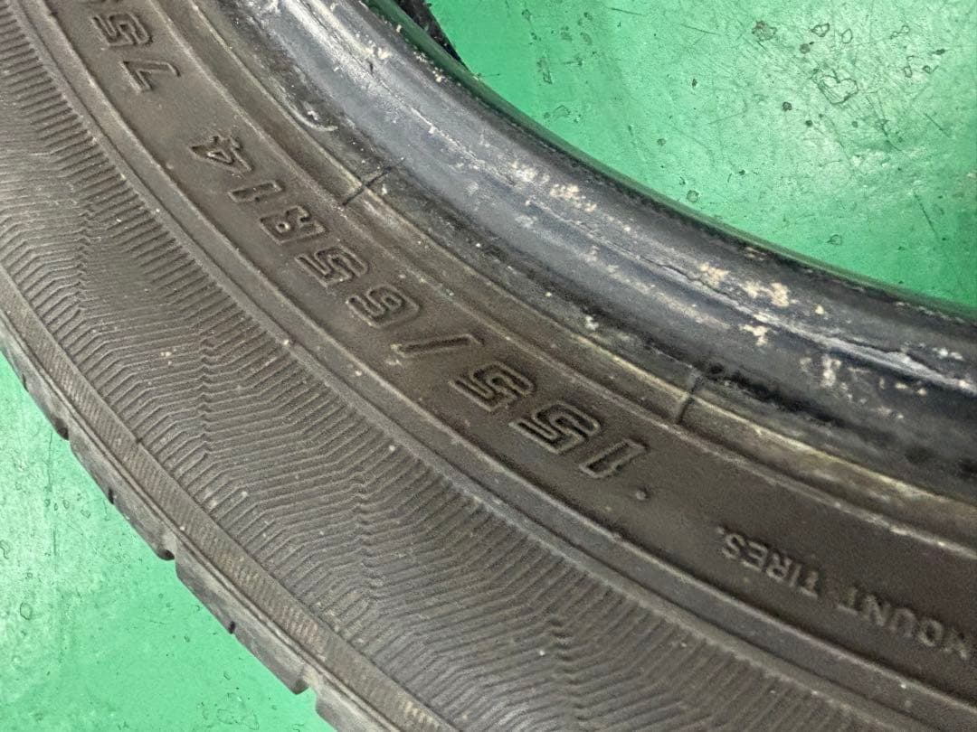 送料込　155/65R14 夏タイヤ　4本セット　2022年