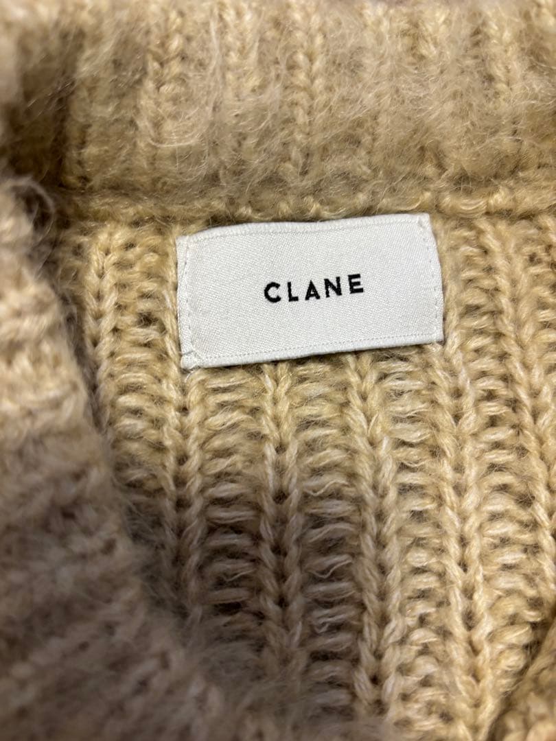 CLANE カラーモヘアシャギーカーディガン　定価¥31,900