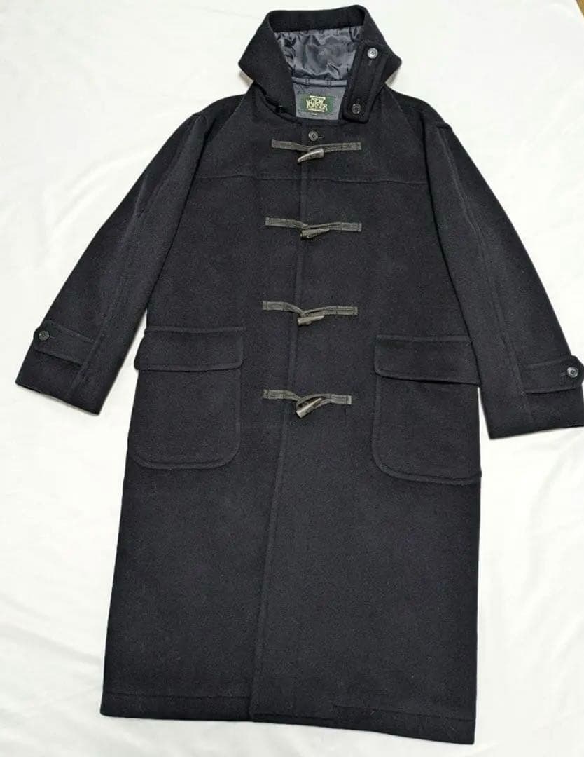 NEW YORKER ロングダッフルコート ブラック