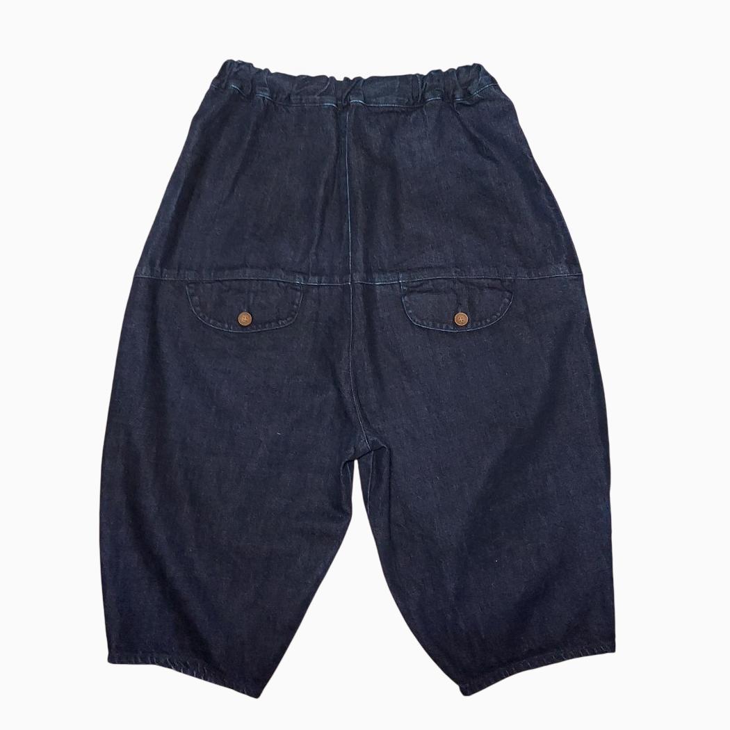 tumugu:✨12ozオーガニックデニム 丸いフォルム♥ティンカーパンツ日本製