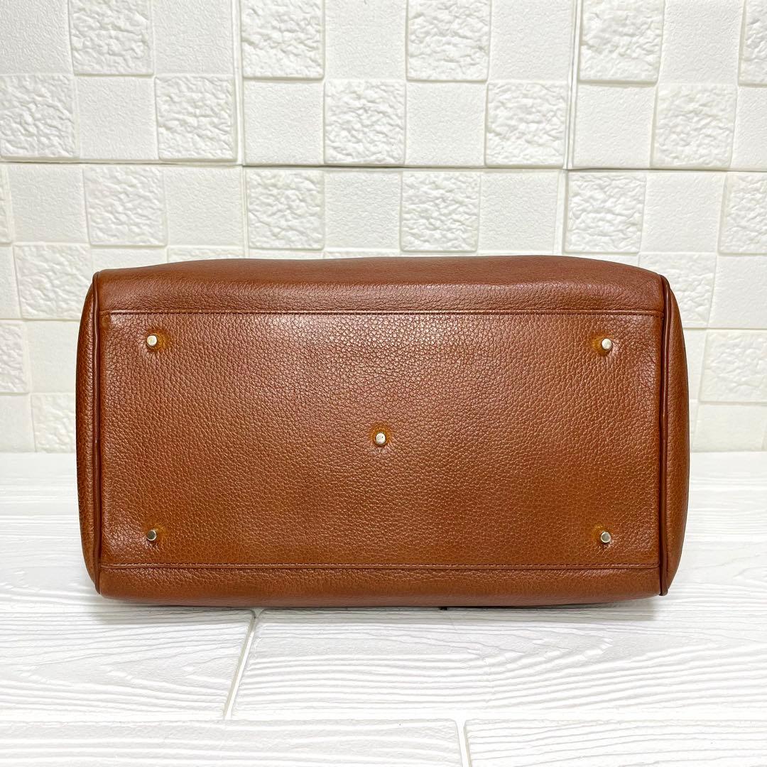 ✨極美品✨☘️バーバリー☘️✨ボストンバッグ✨ミニ✨ノバチェック✨シボ革✨