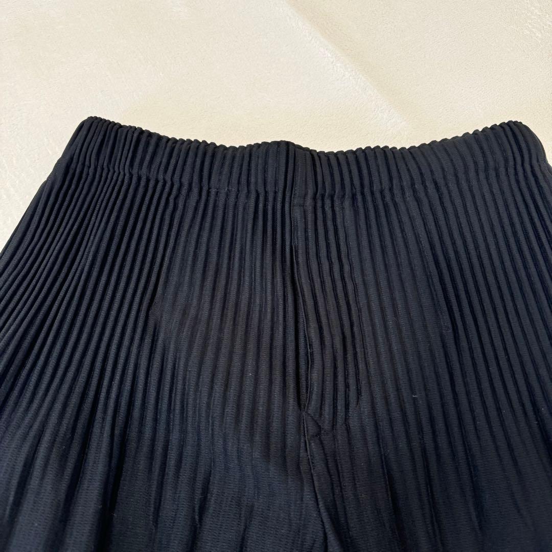 極美品✨HOMME PLISSE プリーツ　ブラック　サルエルパンツ
