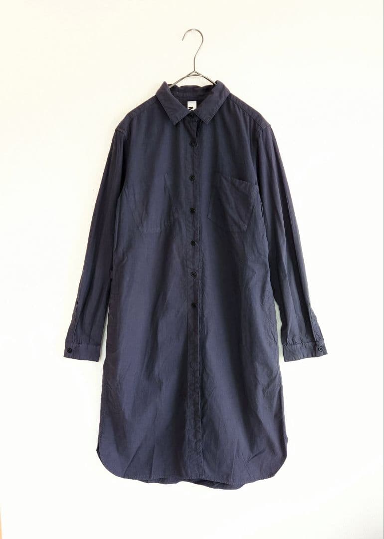 MARGARET HOWELL　MHL 　シャツ　ワンピース　ロング　リネン混