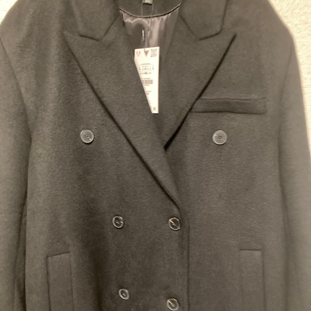 ZARA ウール混紡エクストラロングコート　Lサイズ