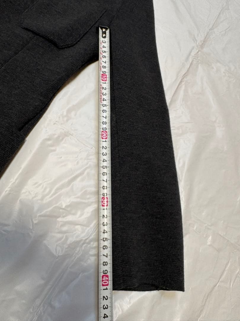 【極美品】バーニーズニューヨーク ダブル ニットジャケットM ウー100%日本製