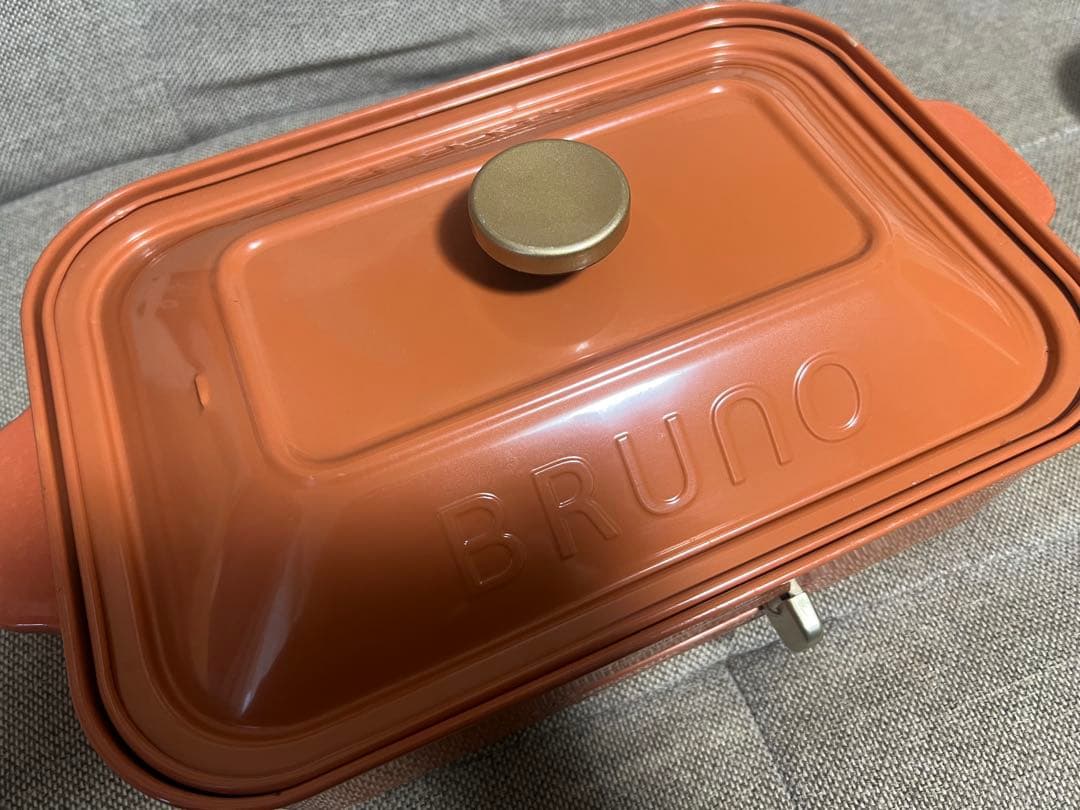 限定色BRUNO ホットプレート レトロオレンジ 付属品多数あり