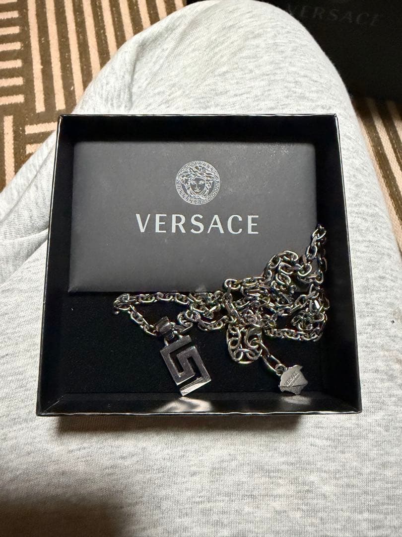 VERSACE シルバー チェーンネックレス