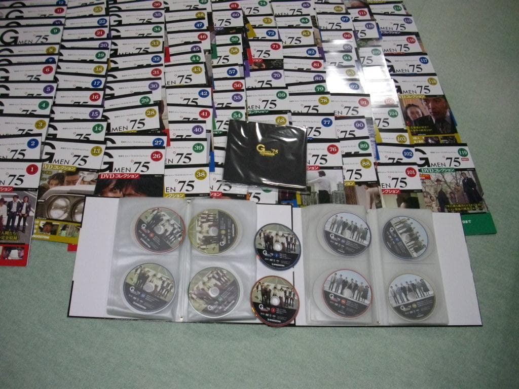 【Ｇメン'75 DVD全巻】 DVD全巻、マガジン全巻、バインダー2冊、他