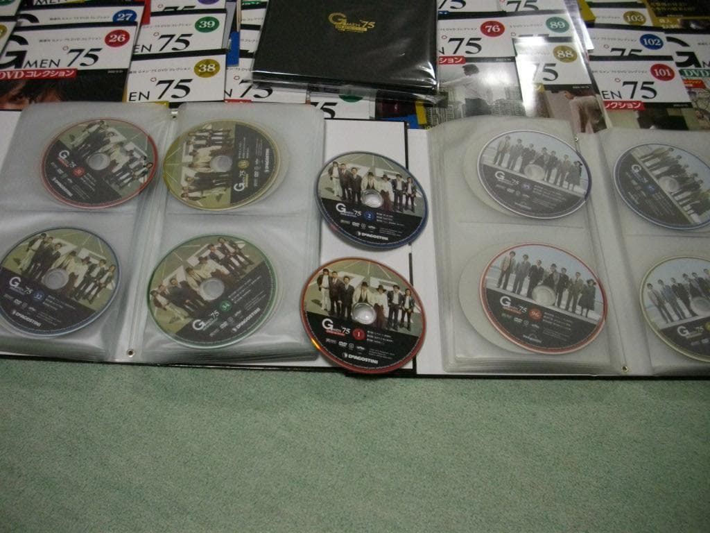 【Ｇメン'75 DVD全巻】 DVD全巻、マガジン全巻、バインダー2冊、他