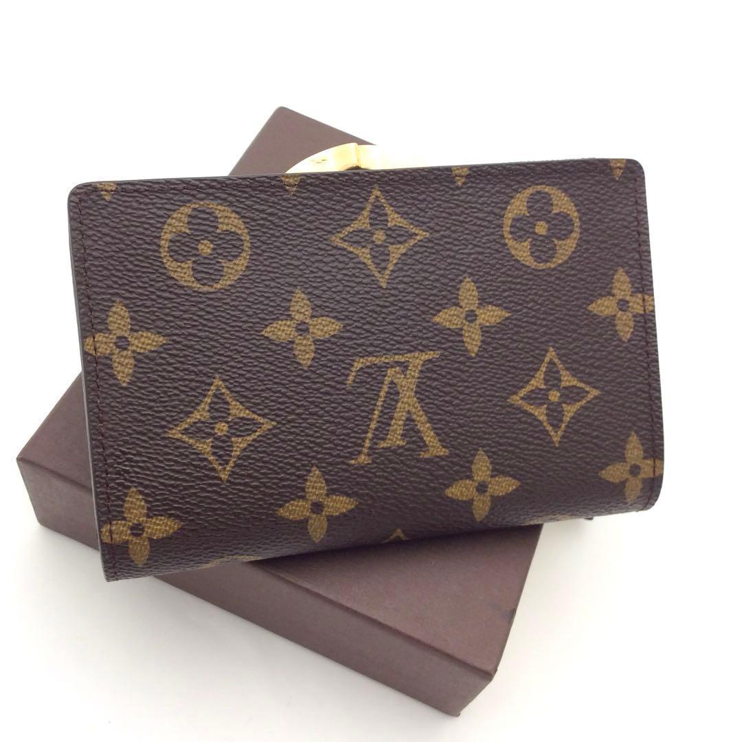 Louis vuitton ルイヴィトン モノグラム がま口財布 ヴィエノワ
