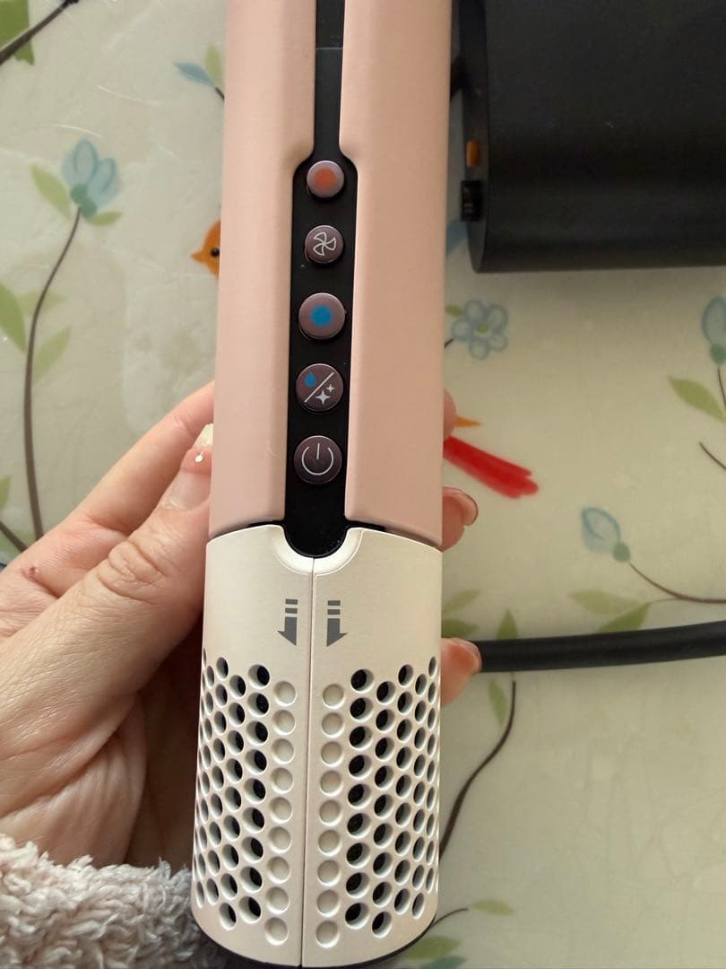 「美品」Dyson ストレートヘアアイロン さくら色限定