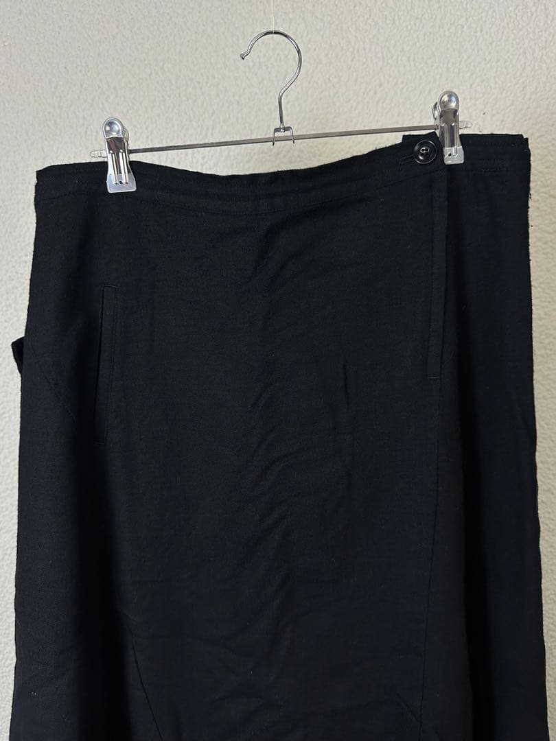 パンツ Yohji Yamamoto Gaba Black Sarouel Pants