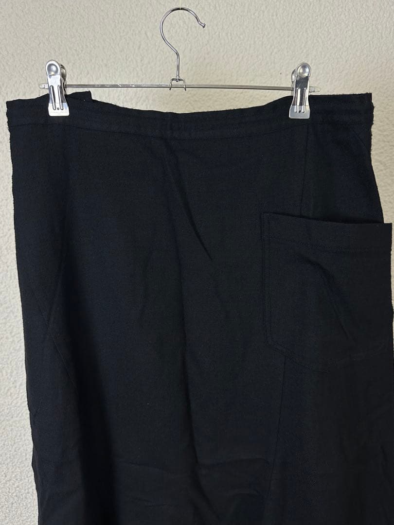 パンツ Yohji Yamamoto Gaba Black Sarouel Pants