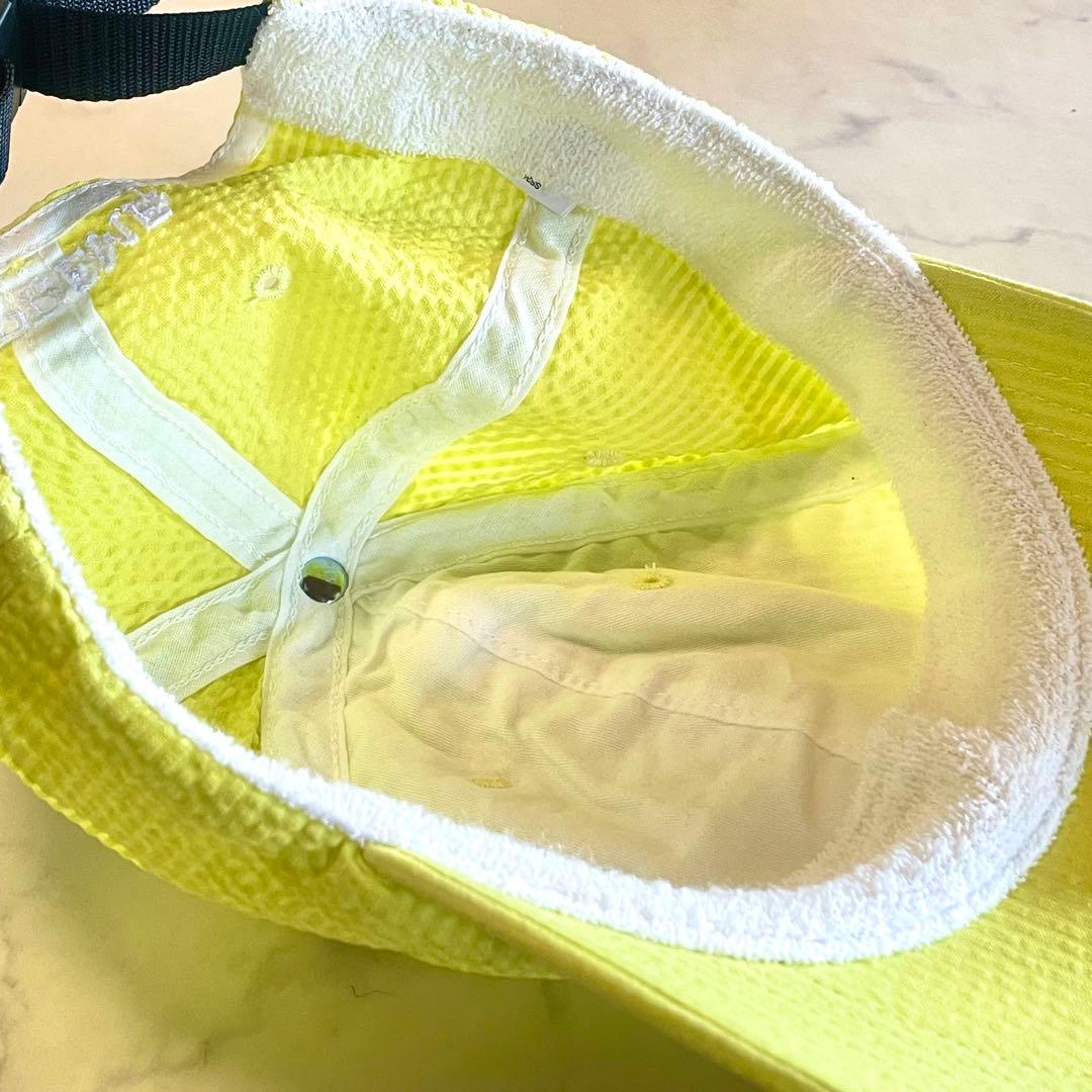 美品⭐︎Supreme Seersucker S Logo 6 Panel 黄
