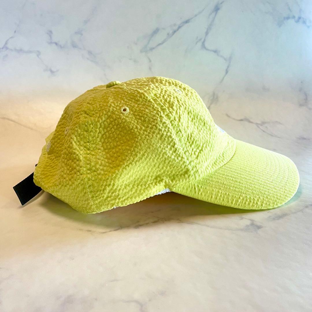 美品⭐︎Supreme Seersucker S Logo 6 Panel 黄