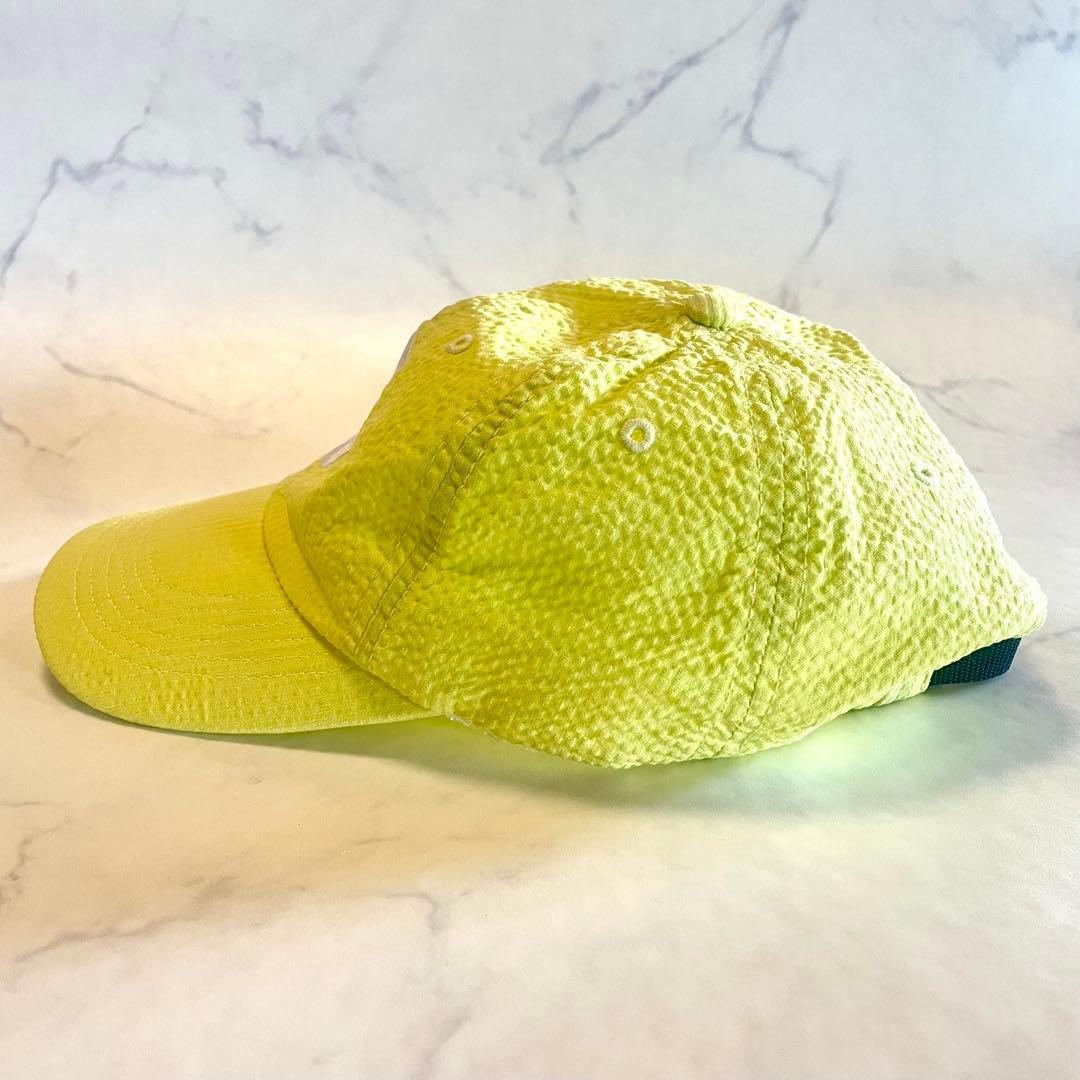 美品⭐︎Supreme Seersucker S Logo 6 Panel 黄