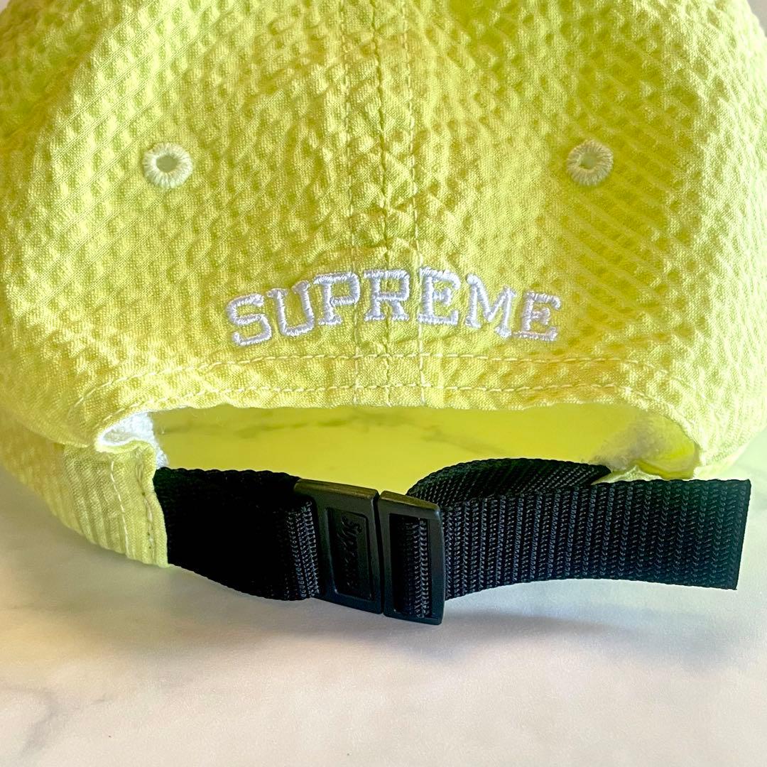 美品⭐︎Supreme Seersucker S Logo 6 Panel 黄
