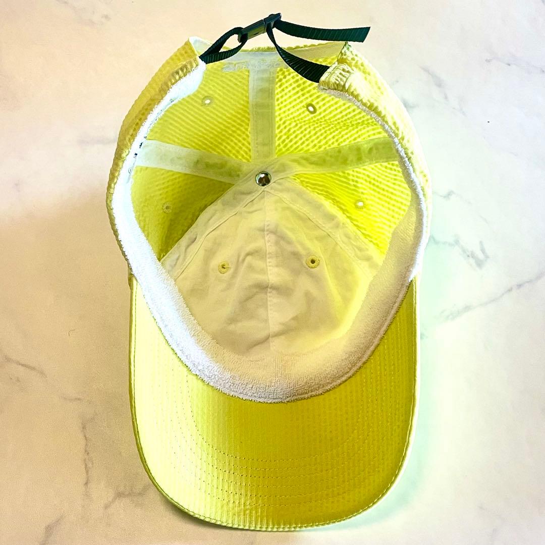 美品⭐︎Supreme Seersucker S Logo 6 Panel 黄