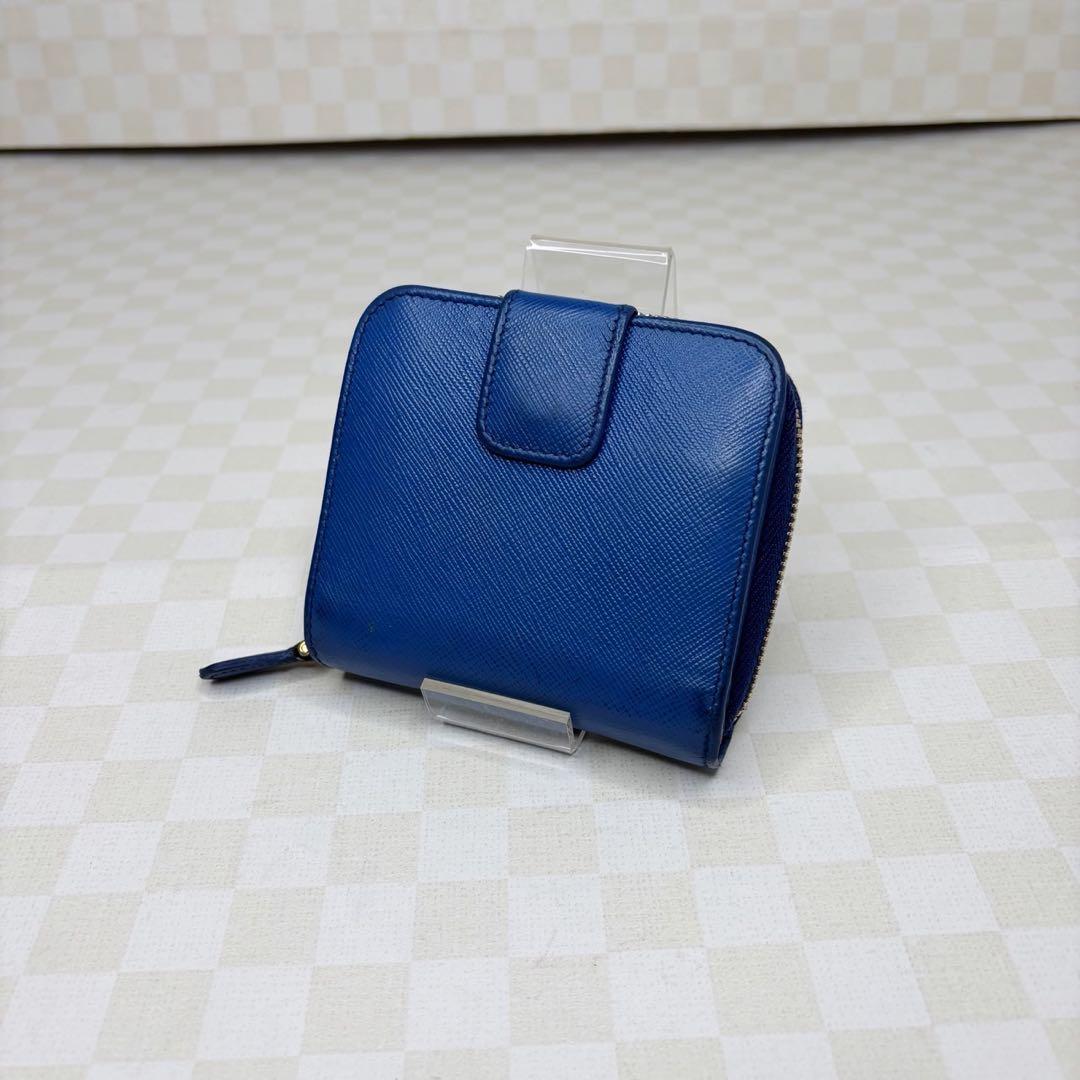 極美品　PRADA プラダ　財布　二つ折り　ラウンド　M58