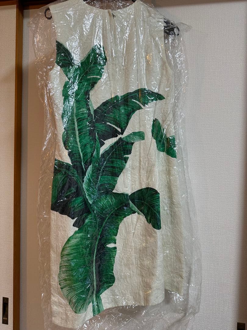 Dolce & Gabbana 植物柄ノースリーブワンピース