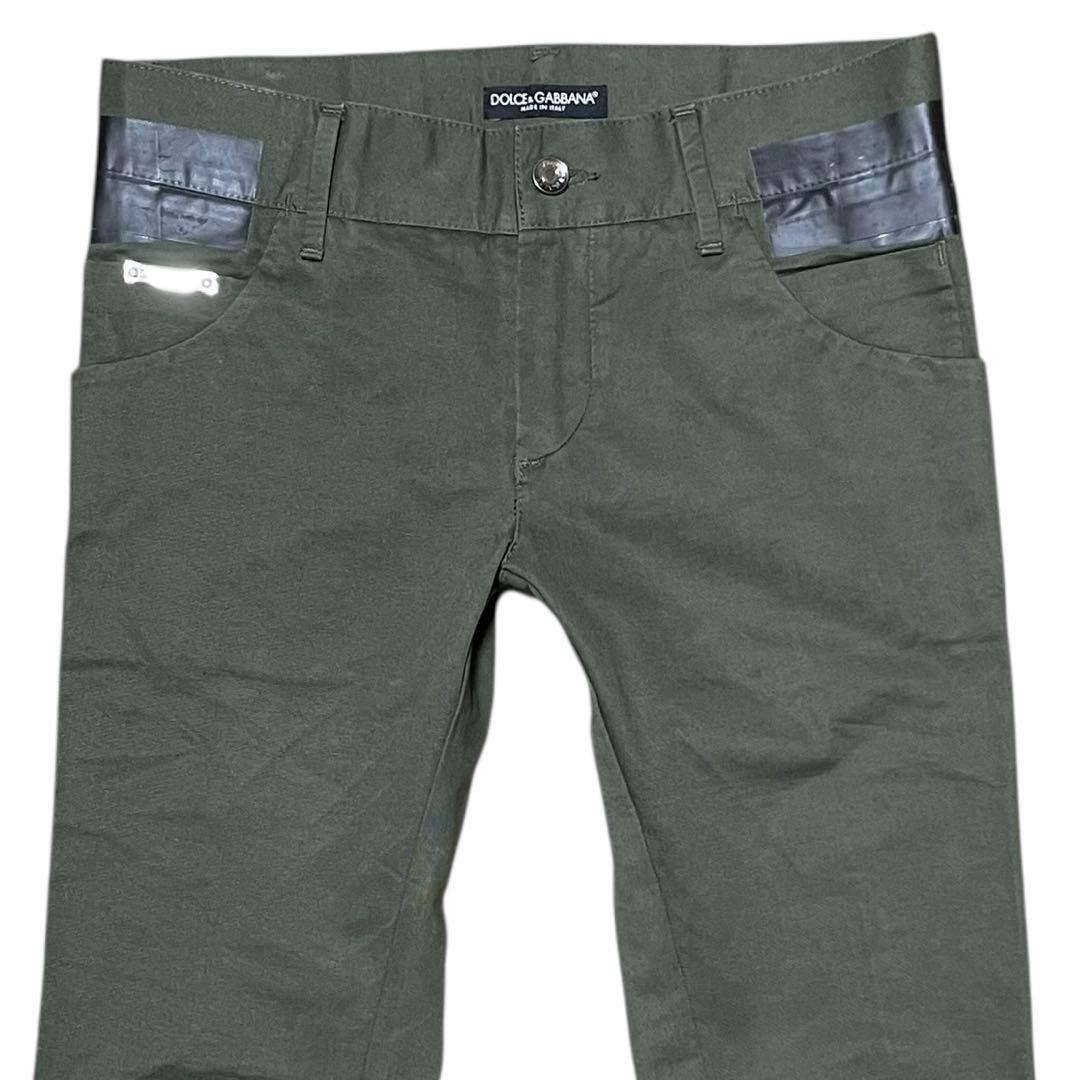 DOLCE&GABBANA テーピングパンツ 14 GOLD size44