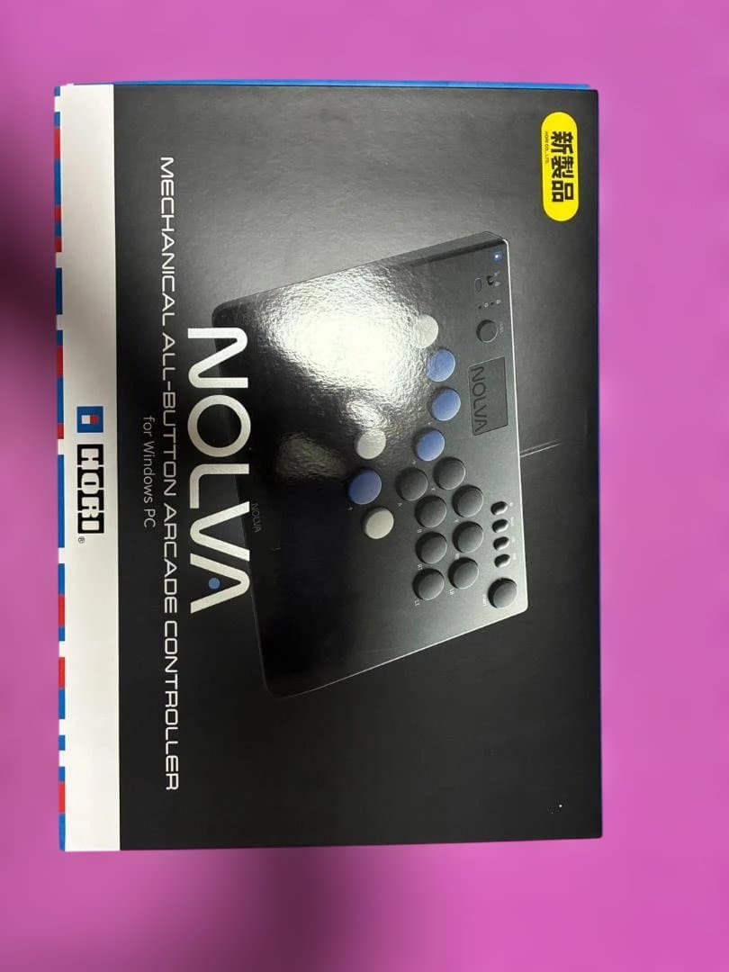 NOLVA アーケードコントローラー 有線 黒/青