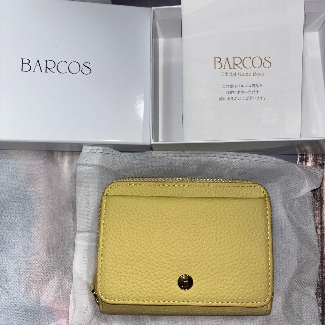 BARCOS イエロー 二つ折り財布とバッグセット