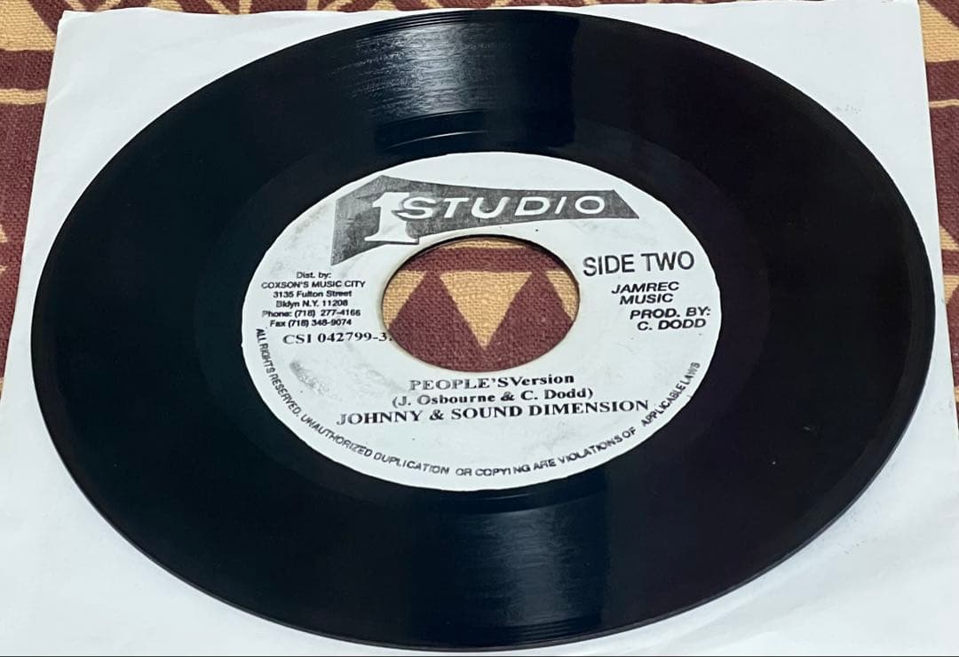 激レアJOHNNY OSBOURNE/ PEOPLE A WATCH MEレゲエ