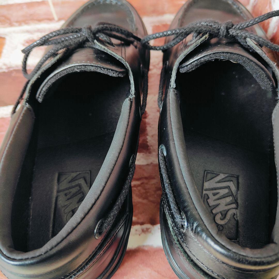 VANS 2EYELET 2アイレット V176CF モカシン　黒