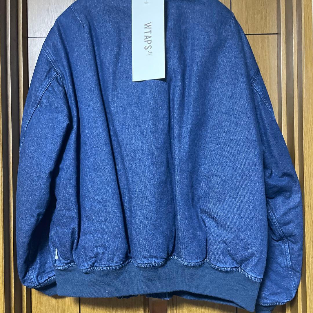 WTAPS MA-1スタイルジャケット ダークブルー サイズX 03