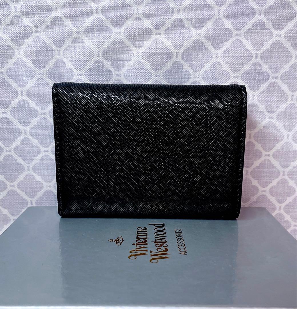 【最新♡ショッパー付】Vivienne Westwood 3つ折り財布 ブラック