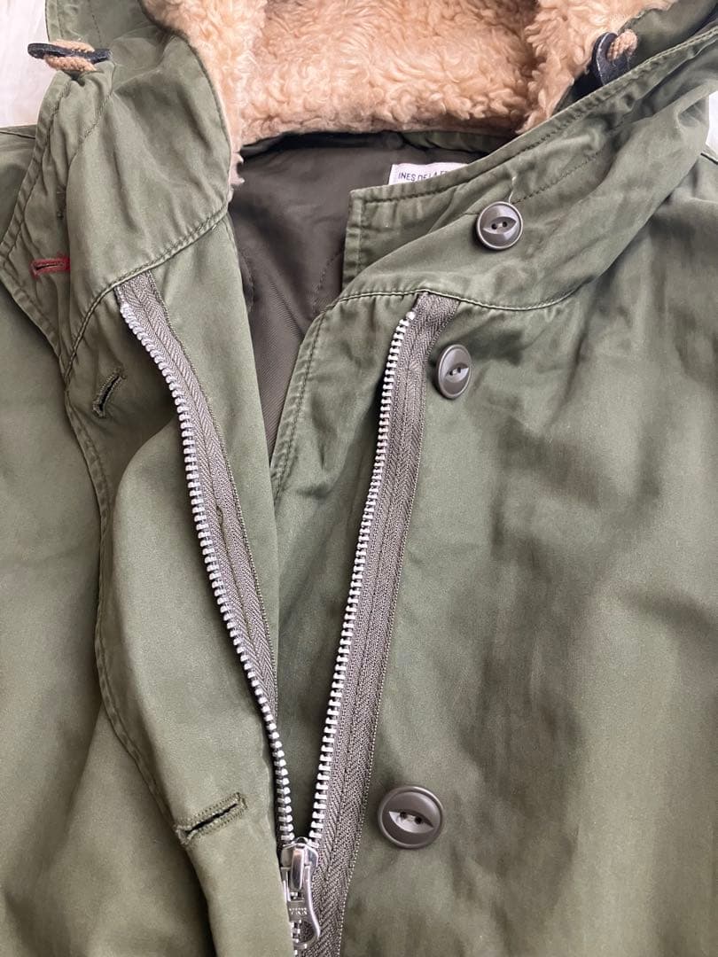 【美品】UNIQLO × イネス モッズコート　L カーキ