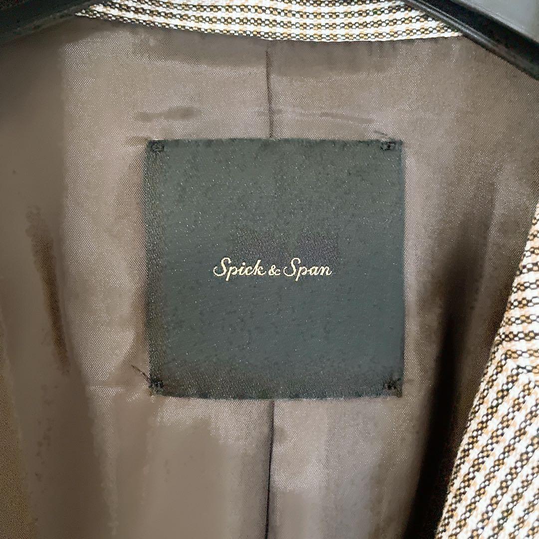 美品　定価3.5万 Spick&Span Visストレッチパフスリーブジャケット
