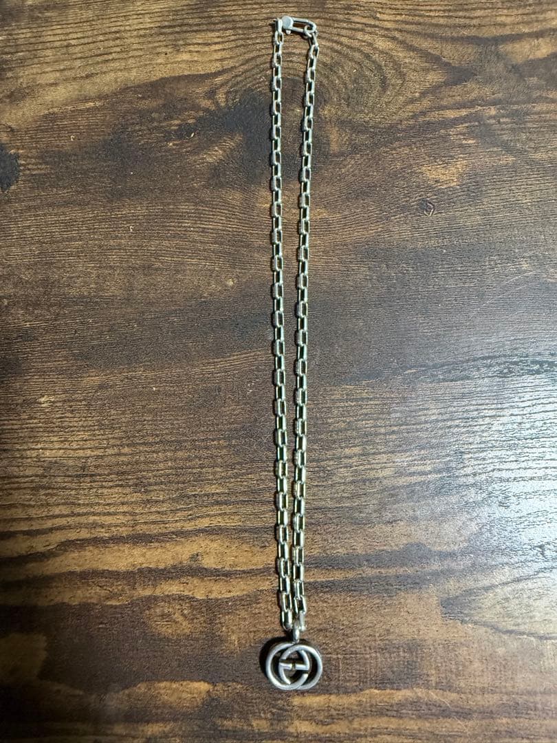 GUCCI ダブルGロゴ チェーンネックレス