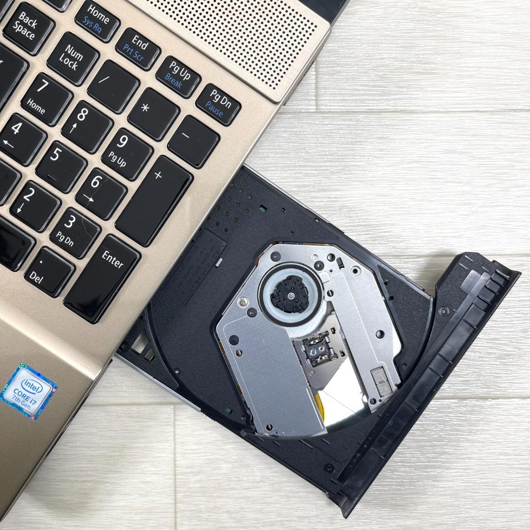 NEC i7 SSD512＋HDD1T RAM16 タッチパネル ノートPC